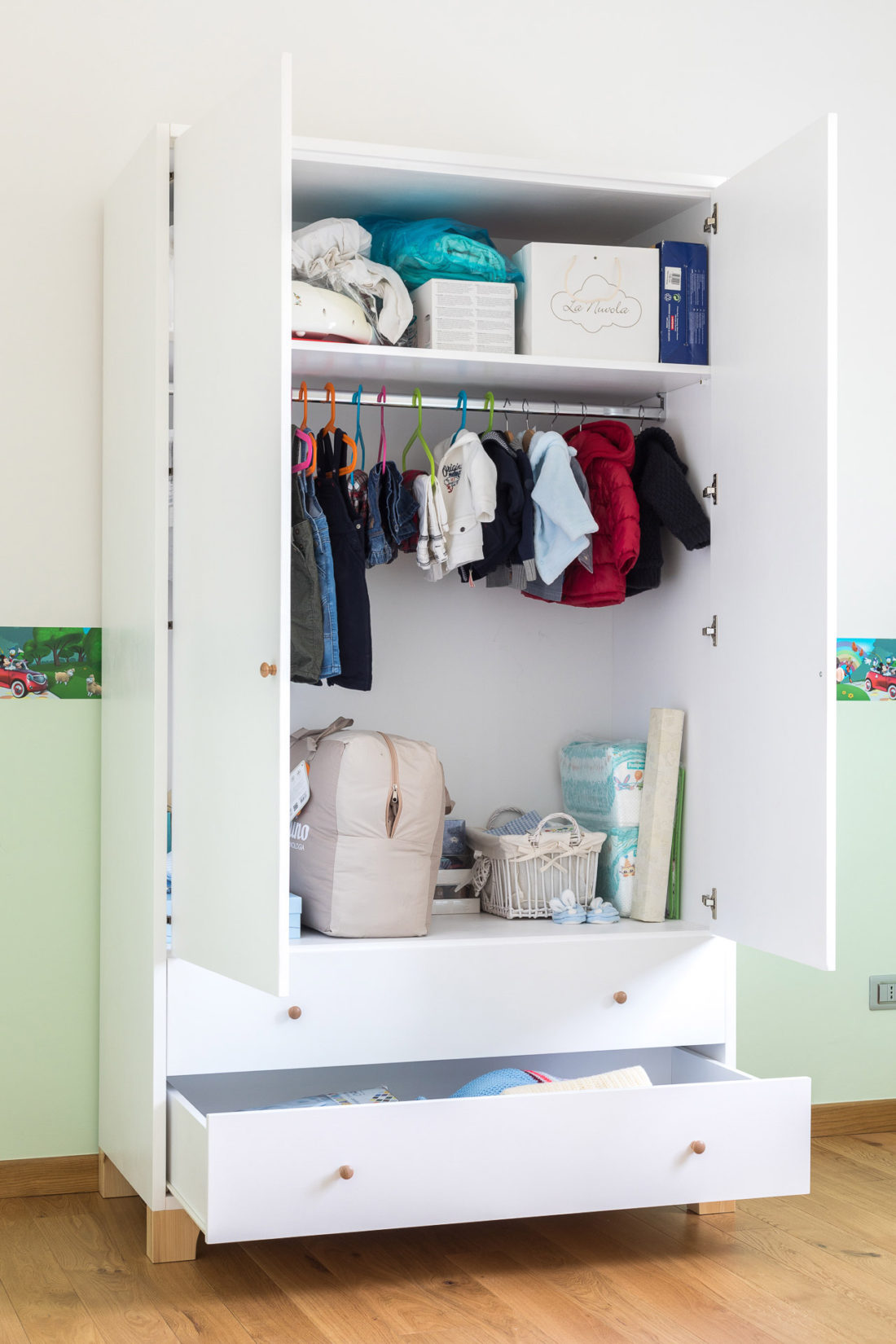Armando armadio per bambino