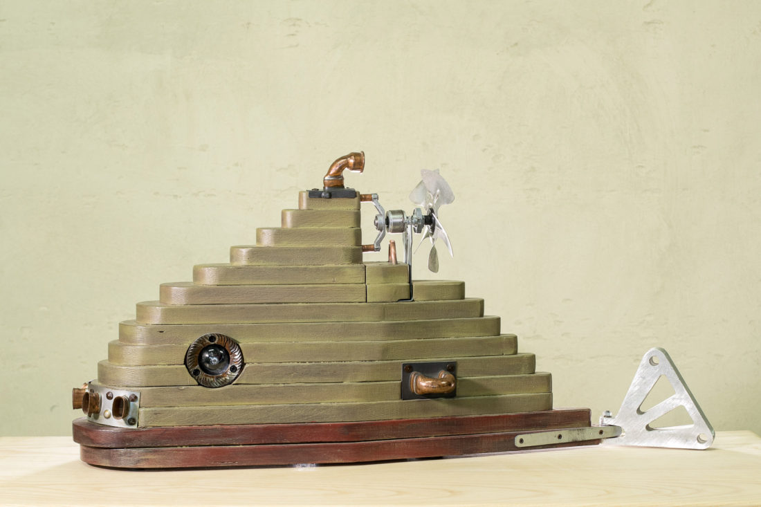 Lampada in stile steampunk