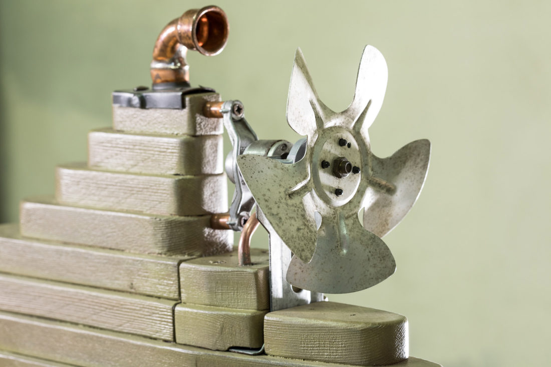 Lampada in stile steampunk