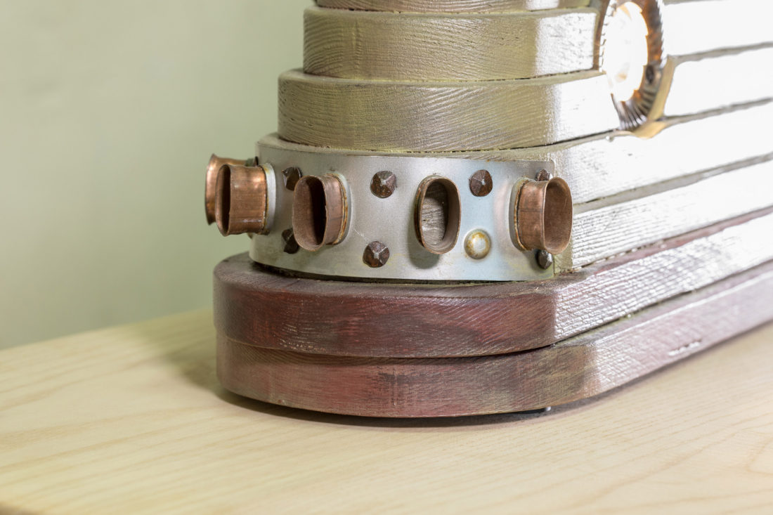 Lampada in stile steampunk