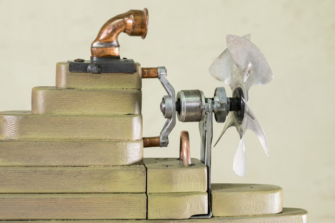 Lampada in stile steampunk