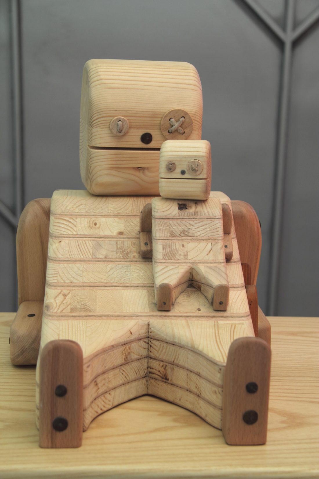 Papàzzo e Pupezzo di legno