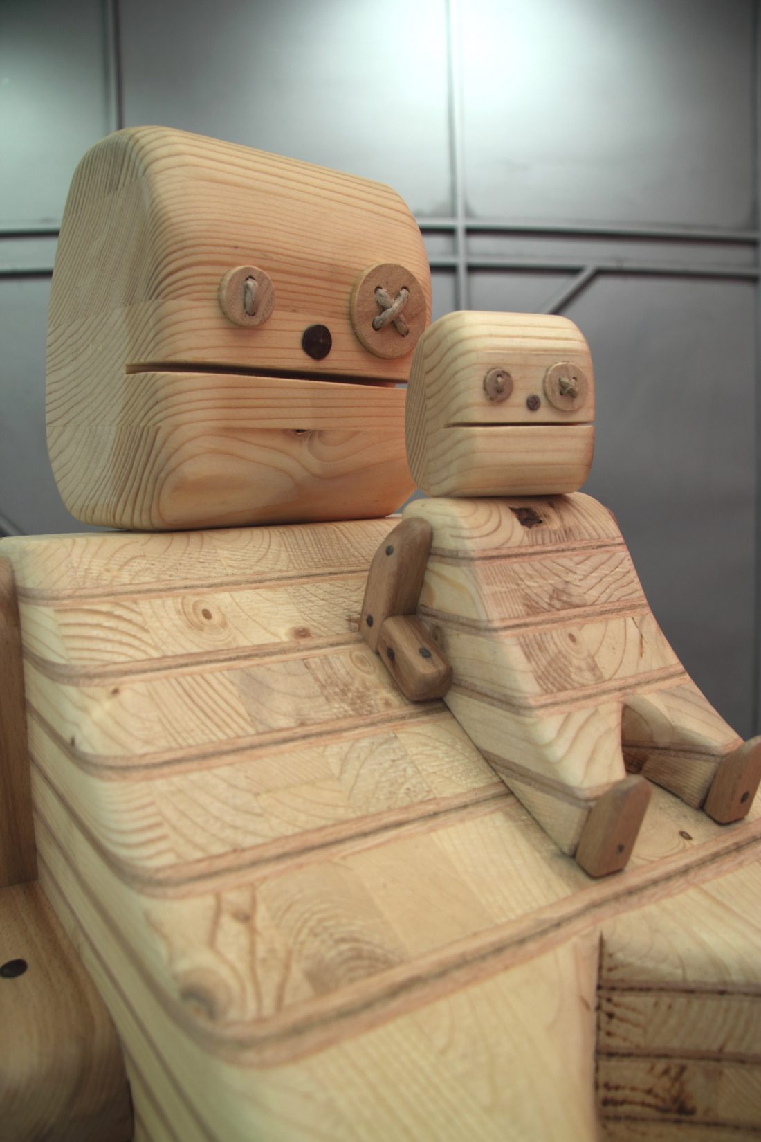 Papàzzo e Pupezzo di legno