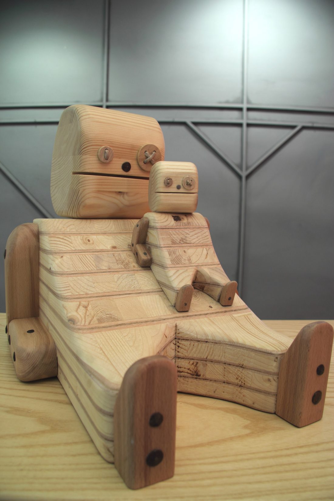 Papàzzo e Pupezzo di legno