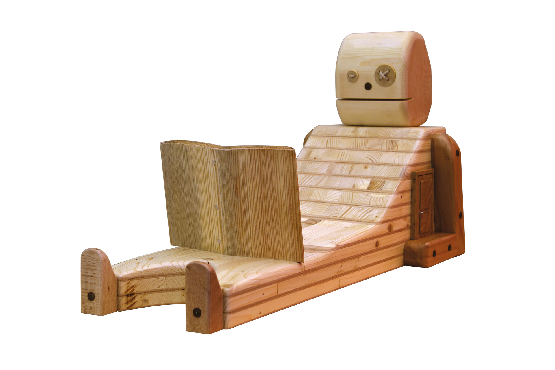 Pupezzo di legno Leggere mi Distende