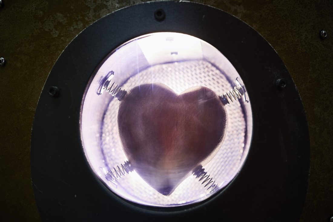 Robot fatto con il cuore