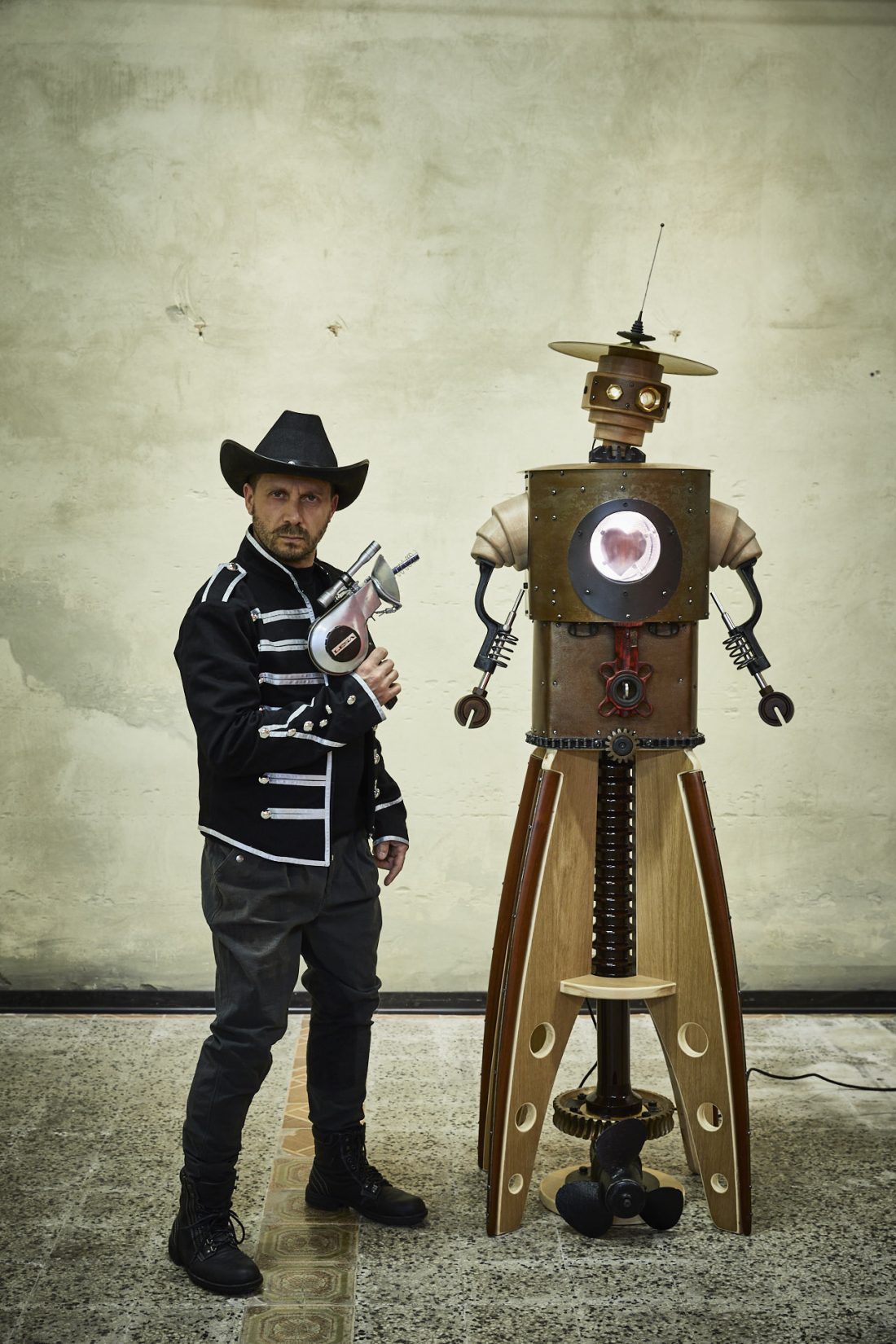 Robot fatto con il cuore