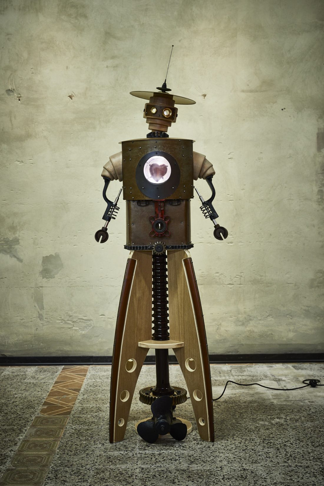 Robot fatto con il cuore