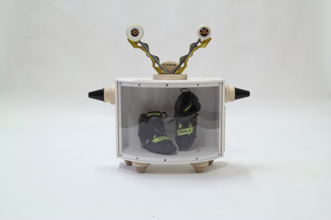 Pattinator teca per pattini