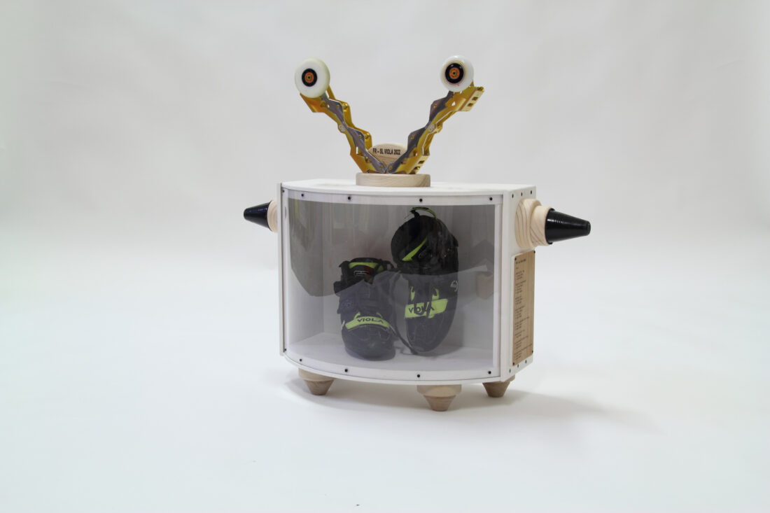 Pattinator teca per pattini