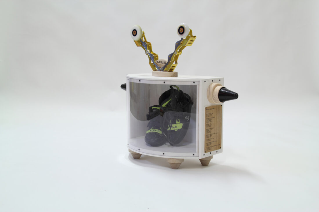 Pattinator teca per pattini