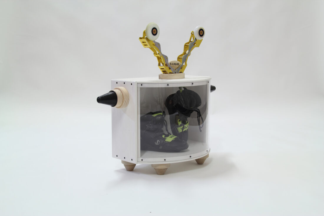 Pattinator teca per pattini