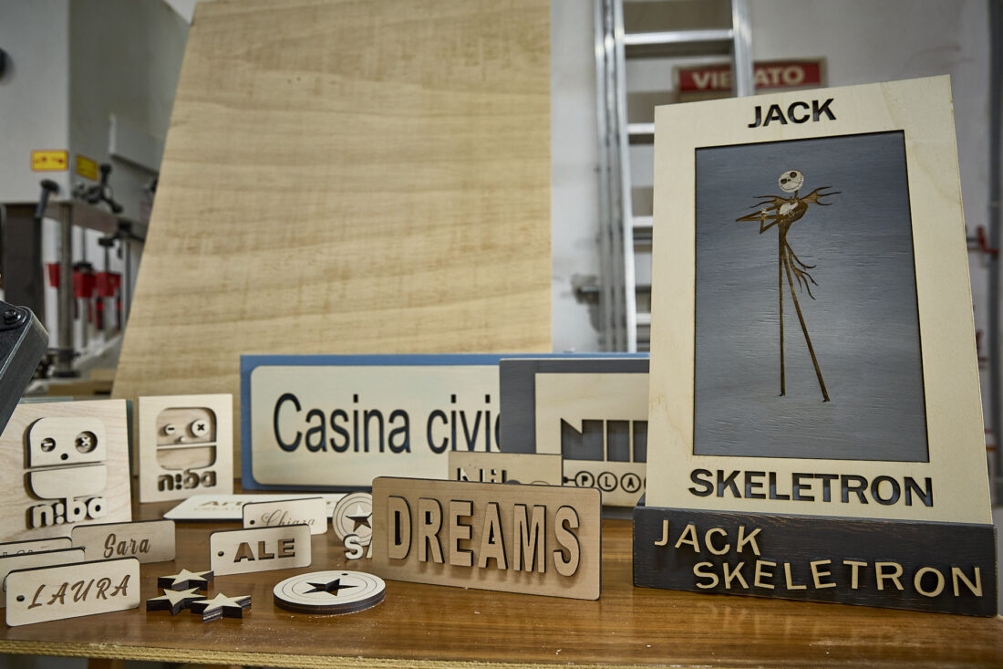 Incisione e taglio personalizzati